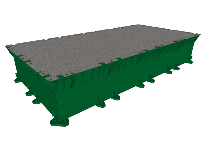 Plate pontoon