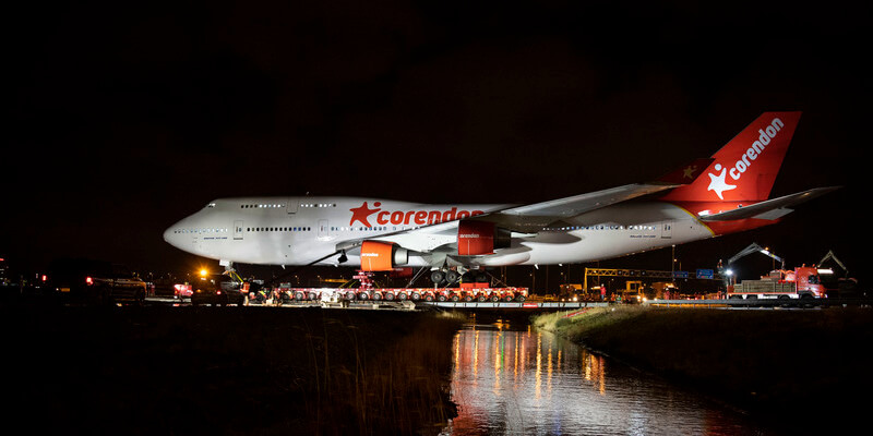 Verhuizing van een Boeing