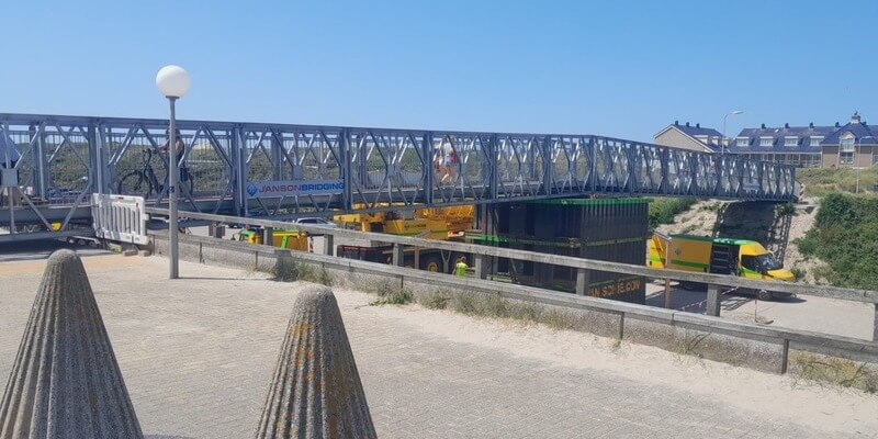 Voetgangersbrug Texel